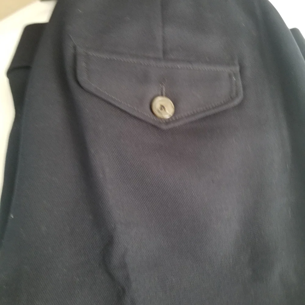 NWT Club Monaco Calvary Wide Leg Pant. Size 6 Navy Blue - Picture 4 of 13